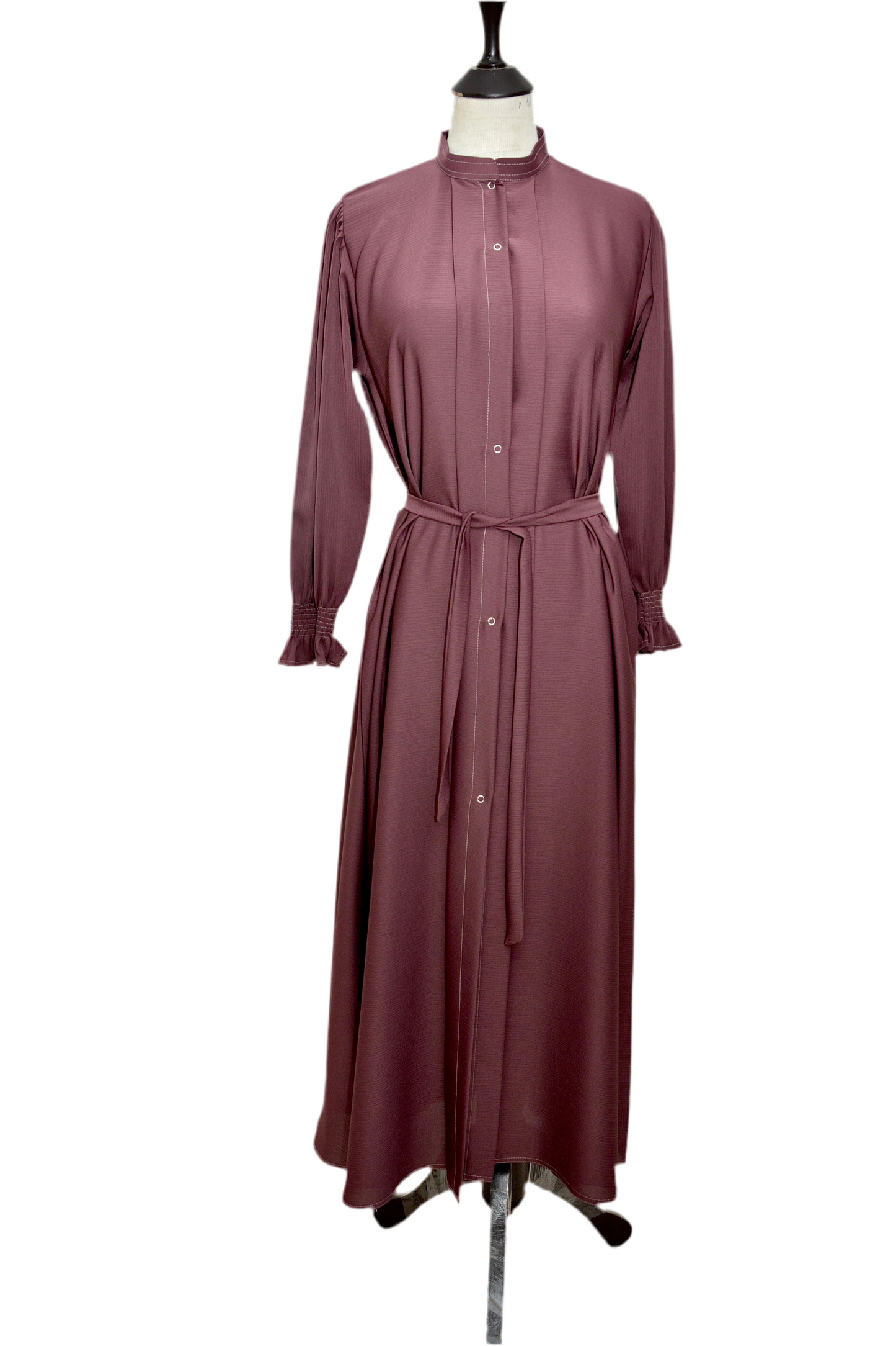 Serenity Silk Belted Abaya